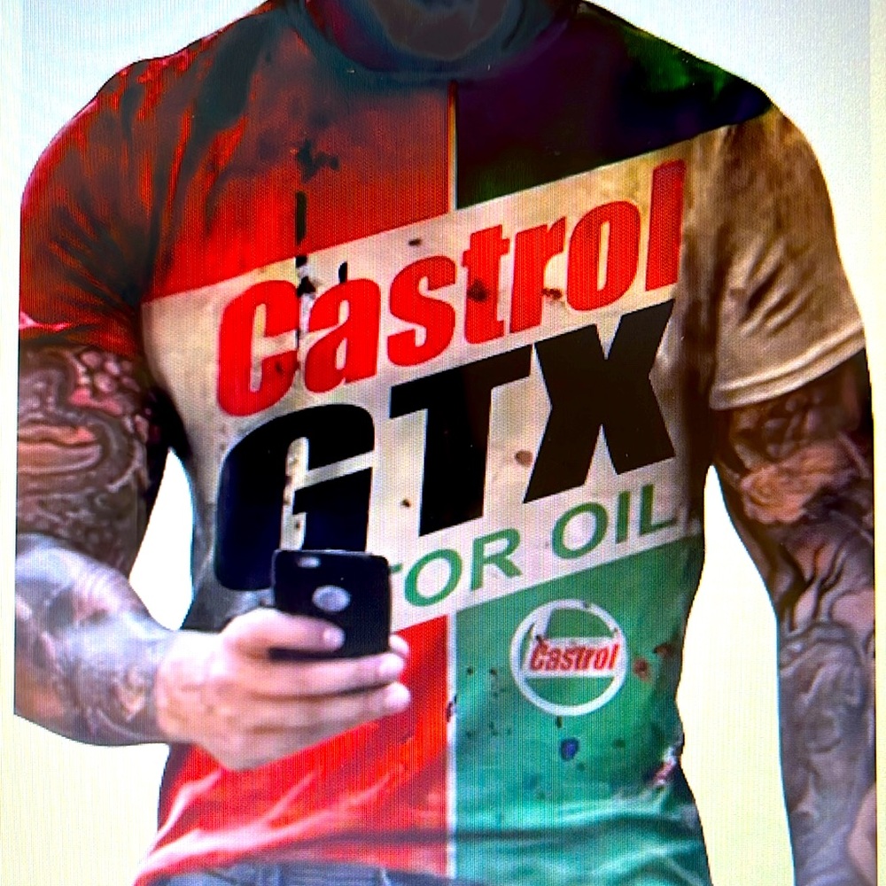 Casual Sports Men’s T-Shirt Crew Neck NWOT